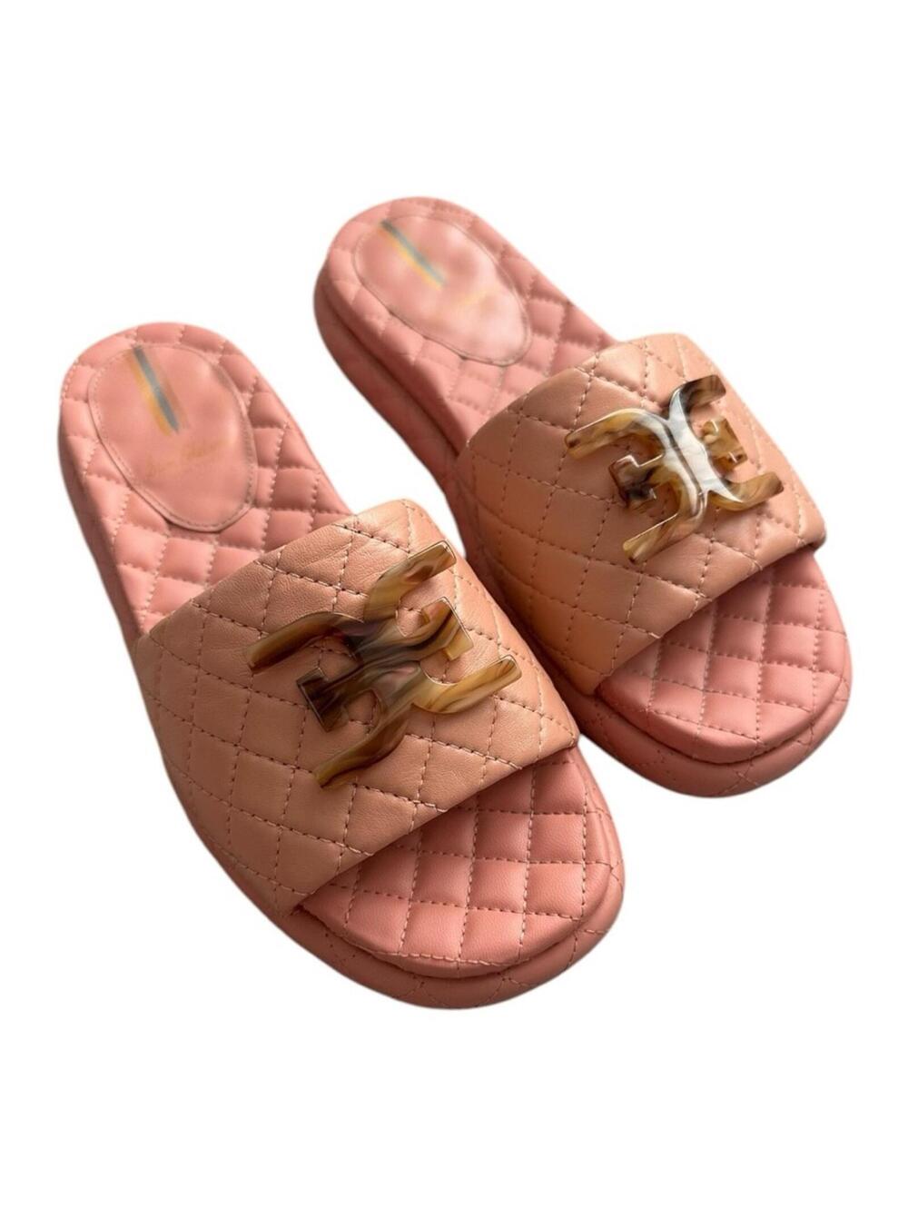 Karinda Leather Slide Sandal